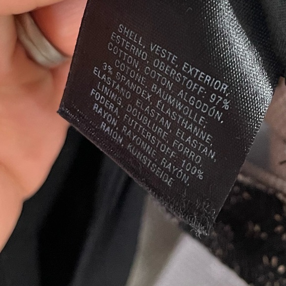 Antropologie’s Maeve Black One Shoulder Textured Cotton Floral Stud Mini Dress 8 - Picture 9 of 11